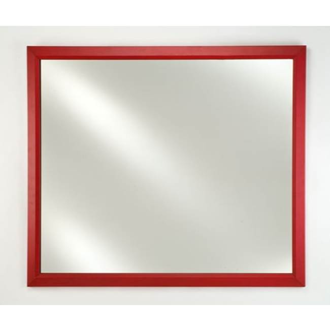 Afina Corporation Framed Mirror 24X36 Colorgrain Red Plain