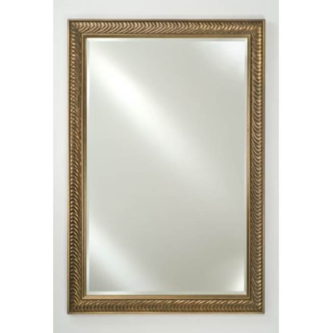 Afina Corporation Framed Mirror 24X30 Meridian Silver/Gold Beveled