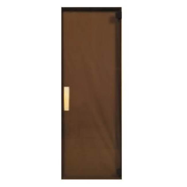 Amerec Sauna And Steam AGPL-3680 All Glass Door, LH, 36 x 80 x 8mm, Bronze,