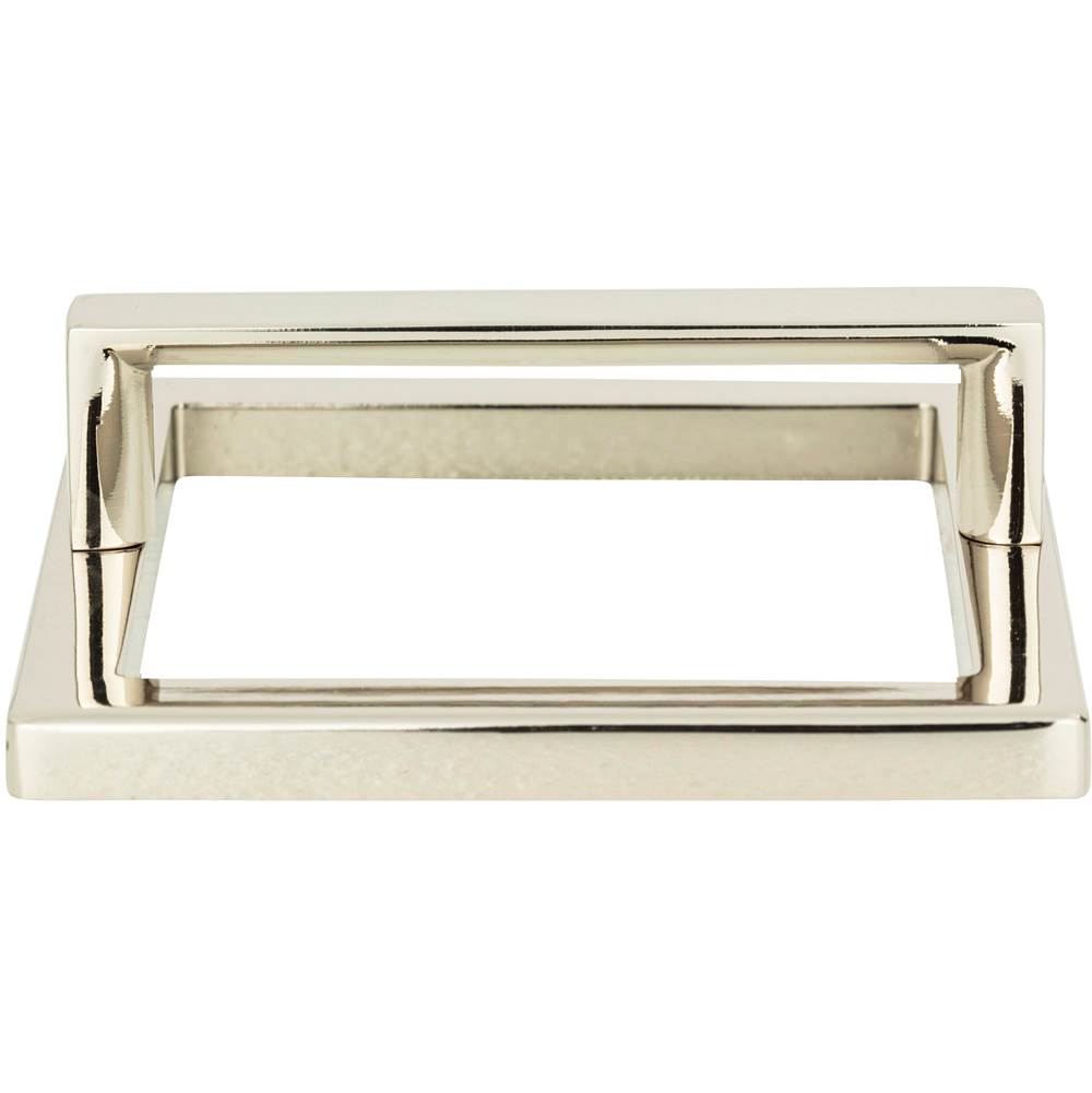 Atlas Tableau  Square Base and Top 3 Inch (c-c) Polished Nickel