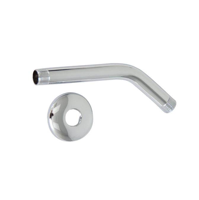 Barclay 12'' Offset Shower Arm W/Flangex-Hvy 20.5 MM,Solid Brass,CP