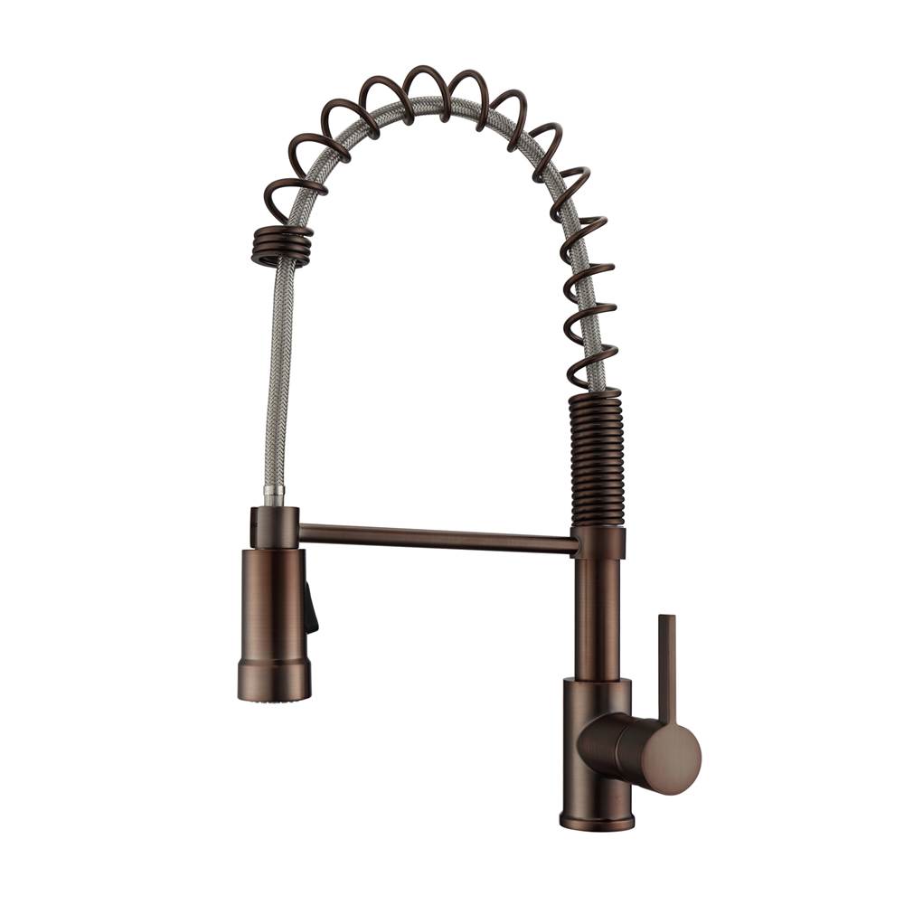 Barclay Nueva Kitchen Faucet,Pull-outSpray, Metal Lever Handles,ORB