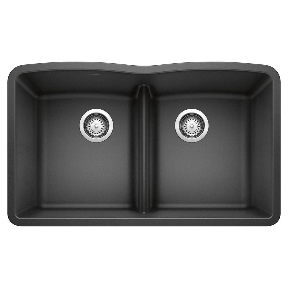 Blanco Diamond Equal Double Low Divide - Anthracite