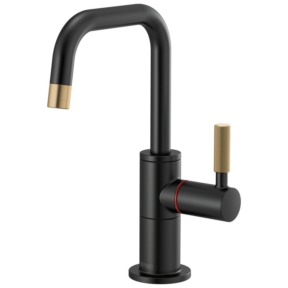 Brizo Litze® Instant Hot Faucet with Square Spout and Knurled Handle