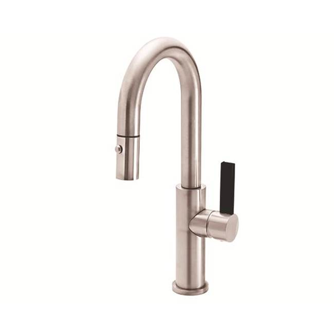 California Faucets Corsano Pull-Down Prep/Bar Faucet with Squeeze or Button Sprayer