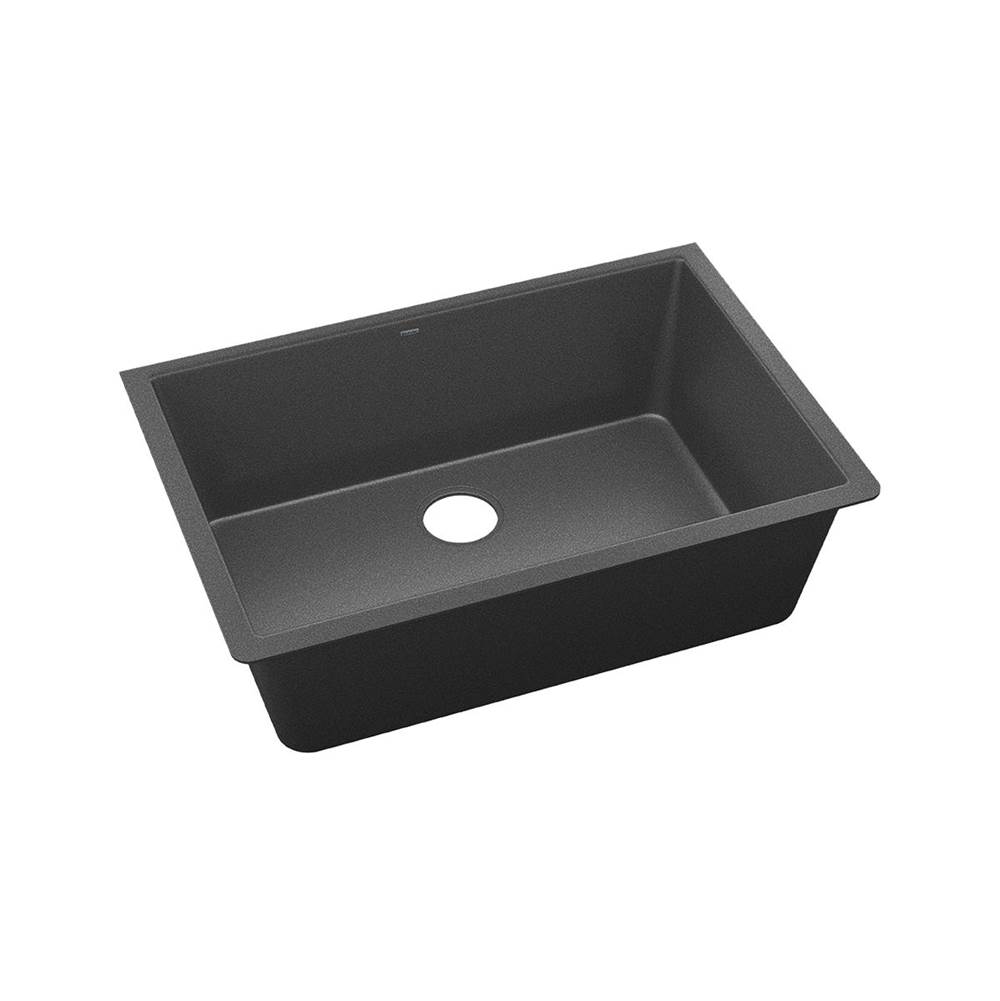 Elkay Reserve Selection Elkay Quartz Luxe 33'' x 18-7/16'' x 9-7/16'', Single Bowl Undermount Sink, Charcoal