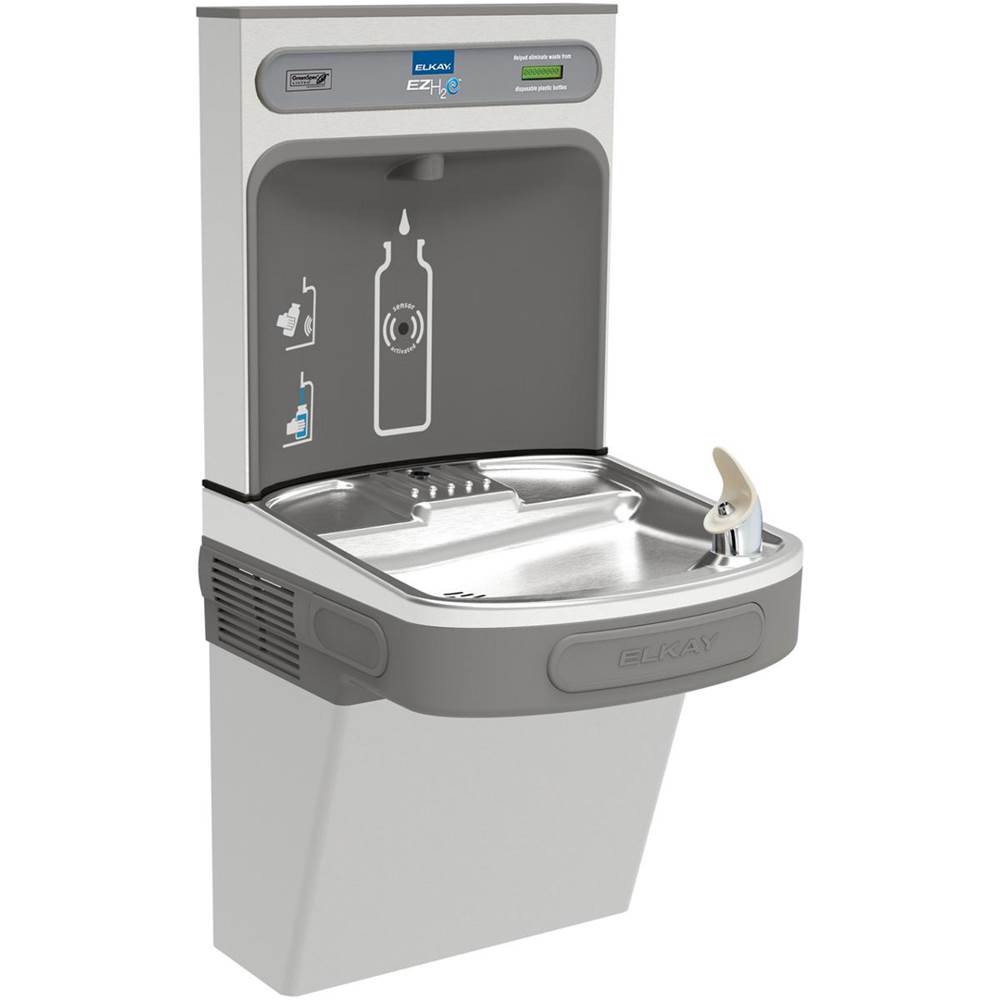 Elkay ezH2O Bottle Filling Station with Single ADA Cooler, Non-Filtered Non-Refrigerated Stainless