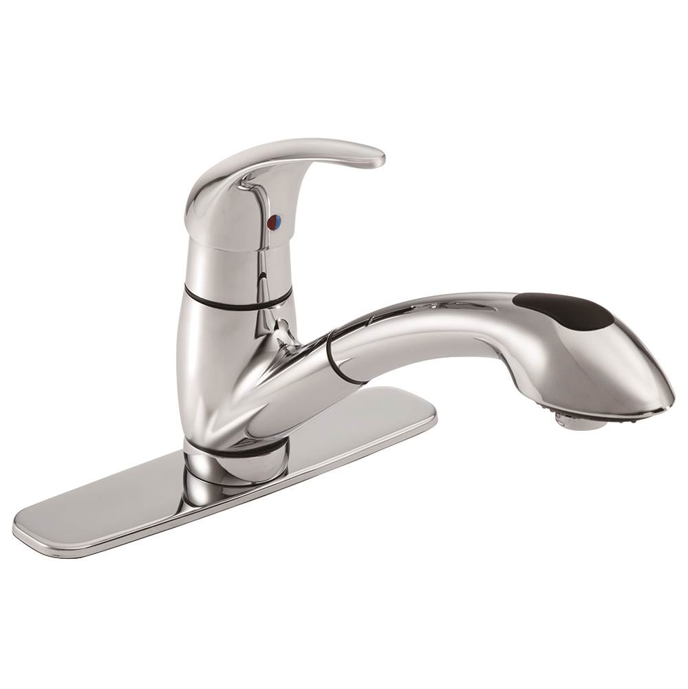 Gerber Plumbing Viper 1H Pull-Out Kitchen Faucet 1.75gpm Chrome