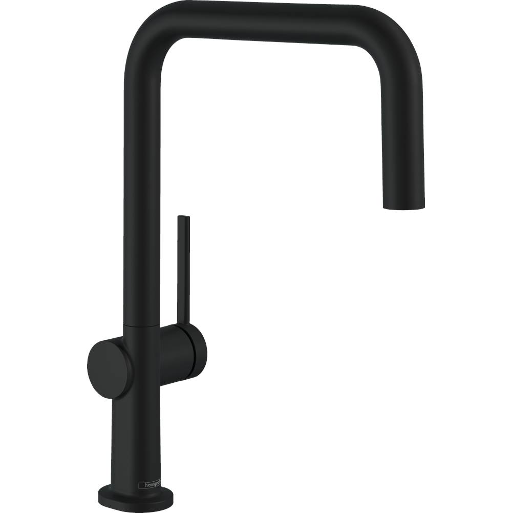 Hansgrohe Talis N Kitchen Faucet, U-Style 1-Spray, 1.75 GPM in Matte Black