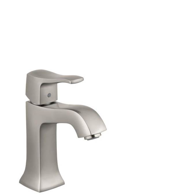 Hansgrohe Metris C Single-Hole Faucet 100 with Pop-Up Drain, 1.2 GPM in Brushed Nickel