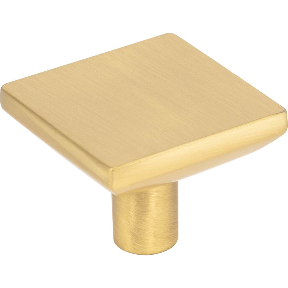 Hardware Resources 1-5/8'' Overall Length Brushed Gold Walker 1 Square Knob