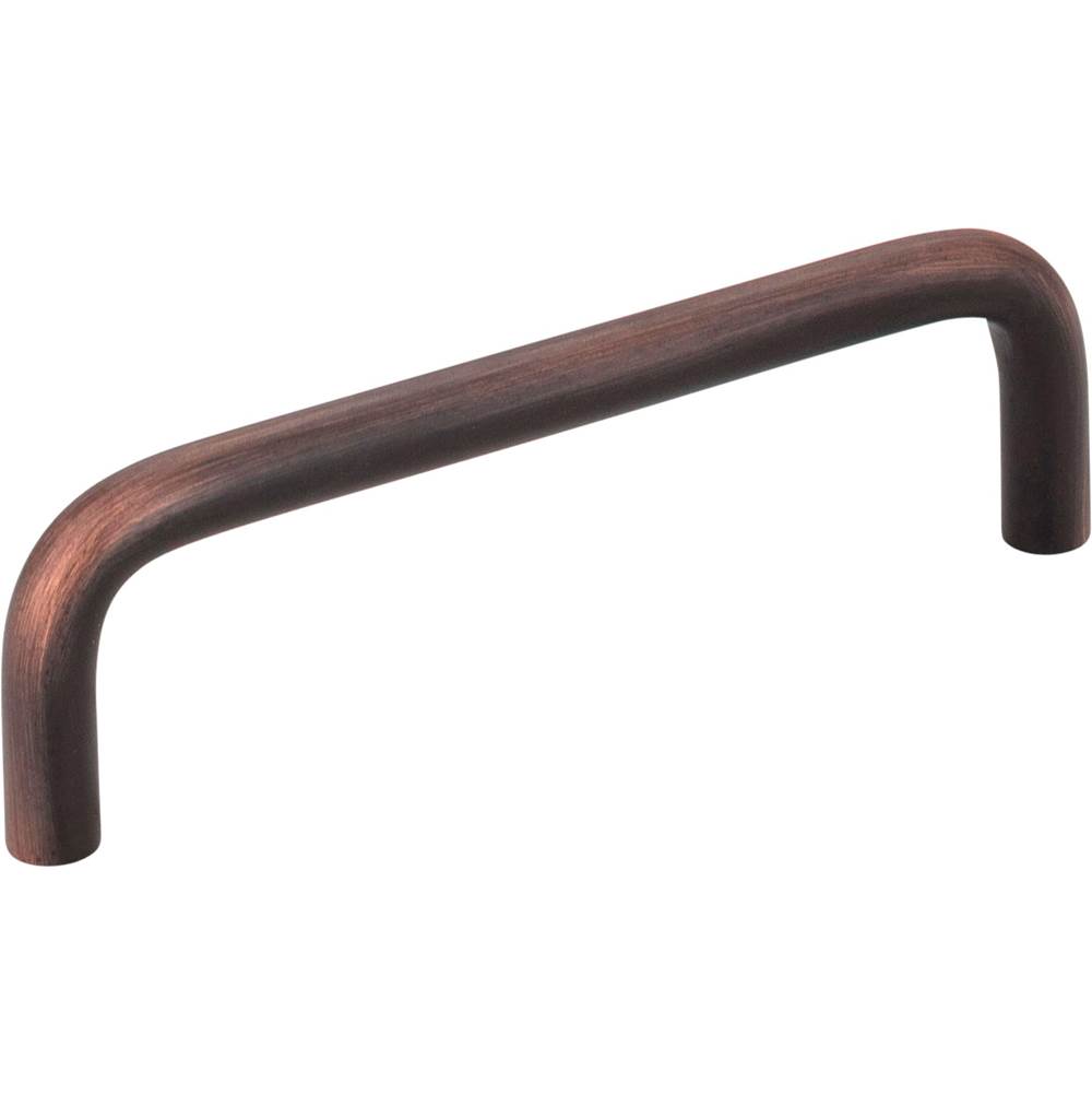Hardware Resources 96 mm Center-to-Center Brushed Oil Rubbed Bronze Torino Cabinet Wire Pull
