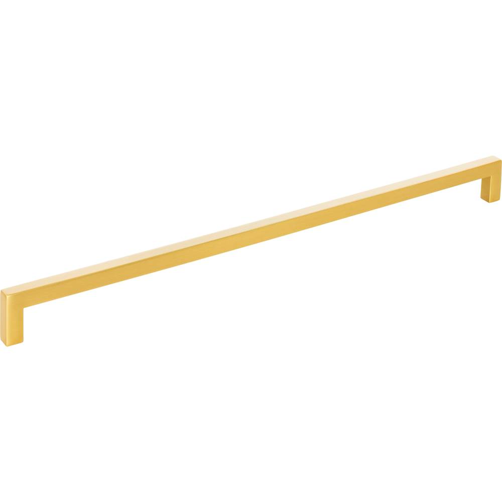 Hardware Resources 320 mm Center-to-Center Brushed Gold Square Stanton Cabinet Bar Pull