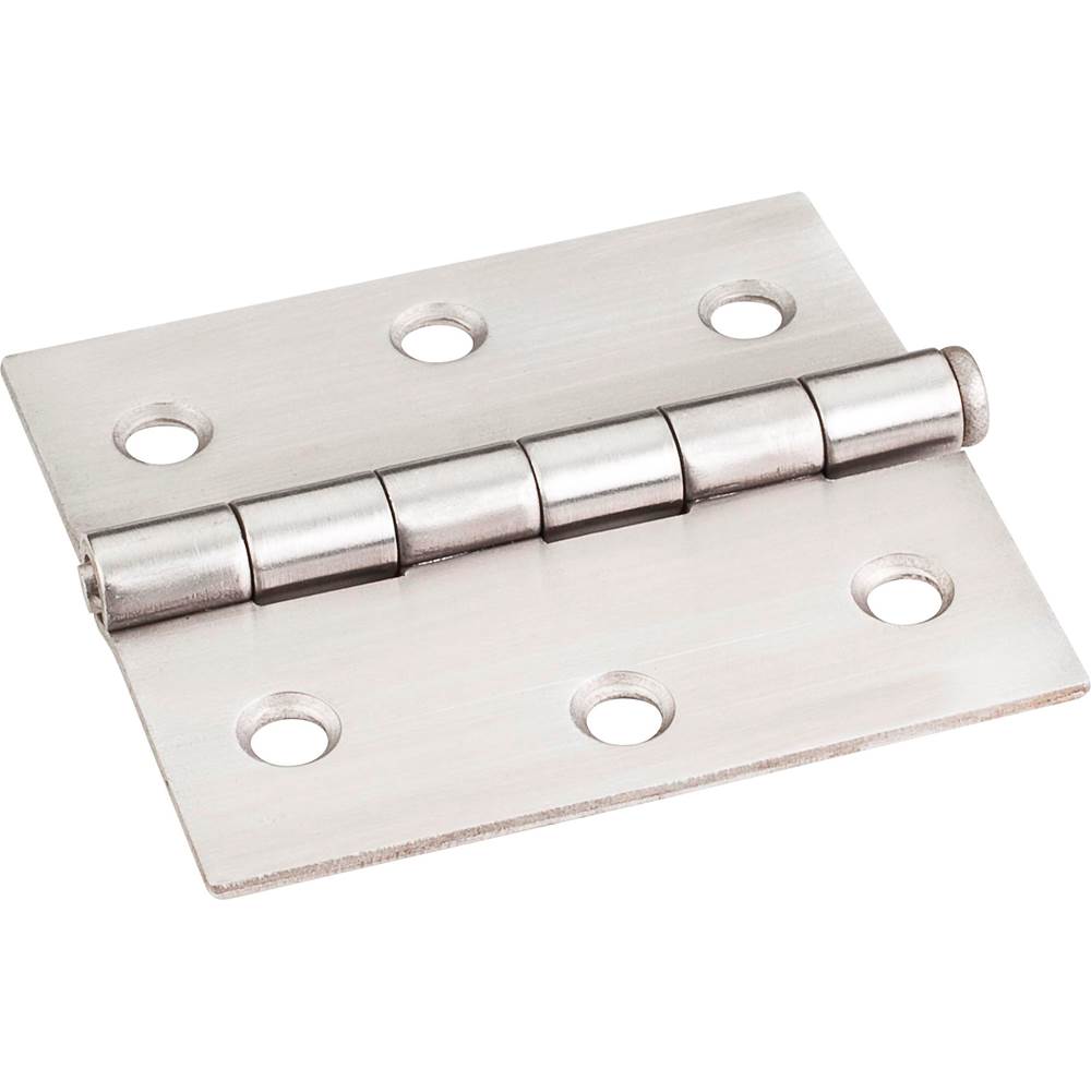 Hardware Resources Stainless Steel 3'' x 2-3/4''  Single Full Swaged Butt Hinge
