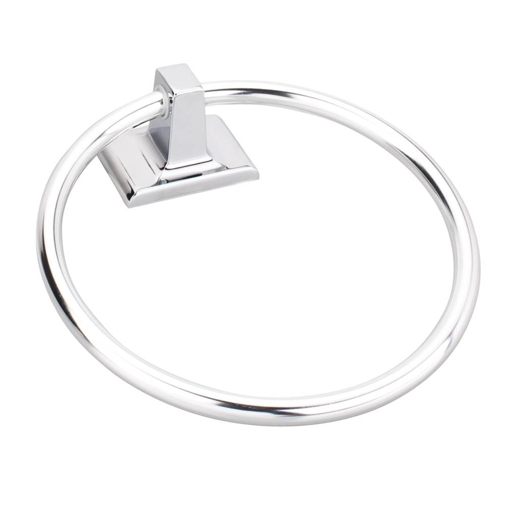Hardware Resources Bridgeport Polished Chrome Towel Ring - Retail Packaged