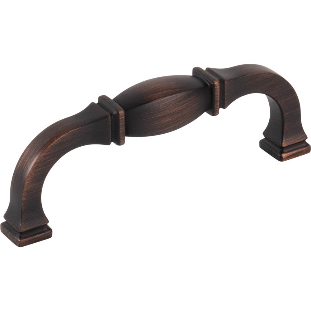 Jeffrey Alexander 96 mm Center-to-Center Brushed Oil Rubbed Bronze Audrey Cabinet Pull