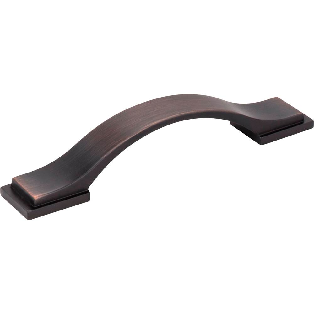 Jeffrey Alexander 96 mm Center-to-Center Brushed Oil Rubbed Bronze Strap Mirada Cabinet Pull