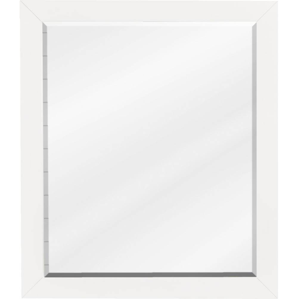 Jeffrey Alexander 24 W x 1'' D x 28'' H White Cade mirror