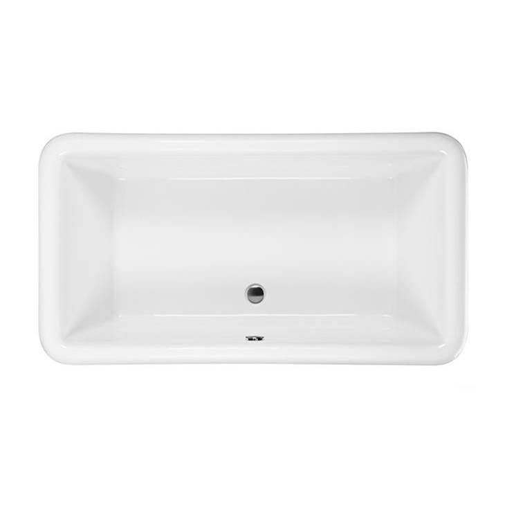 MTI Basics 72X40 White Soaking Bath-Basics