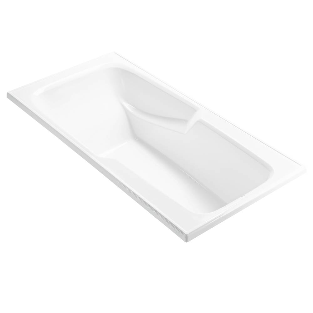 MTI Baths Wyndham 4 Acrylic Cxl Drop In Air Bath Elite/Microbubbles - White (70.75X35.75)