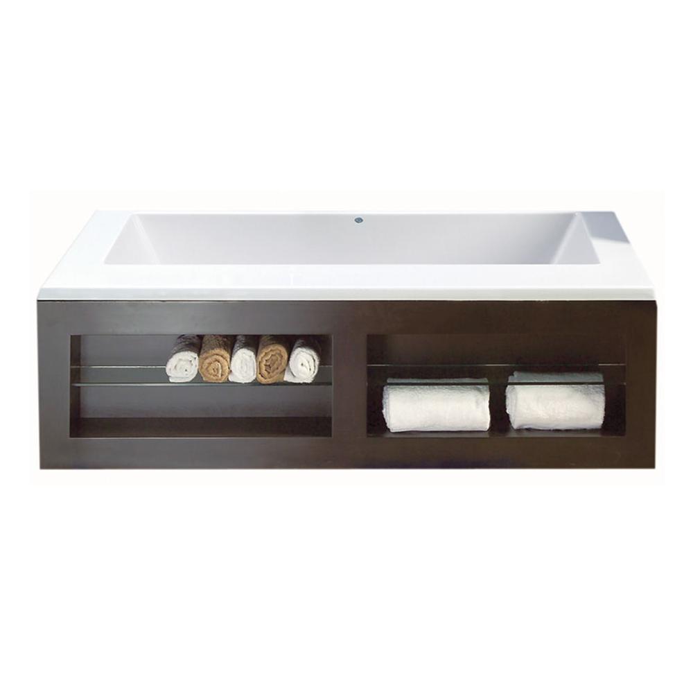 MTI Baths Metro 1 Surround Front And 3 Sides + Back - Version A - Unfinished