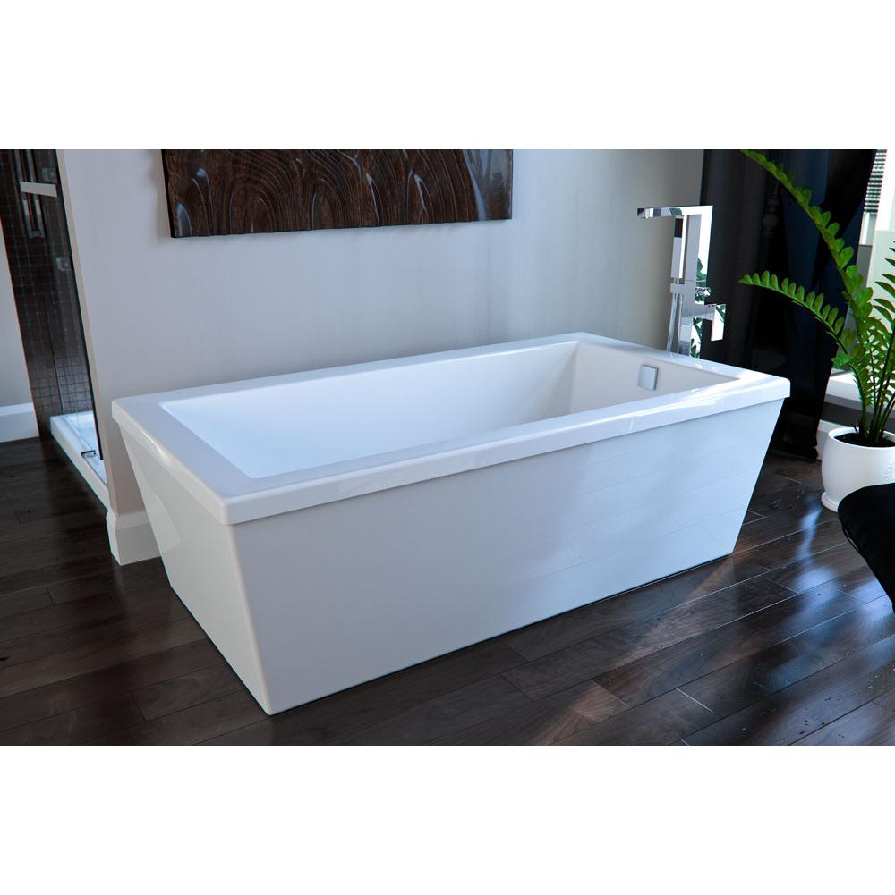 Neptune Freestanding AMETYS Bathtub 32x60 with armrests, Mass-Air, Black