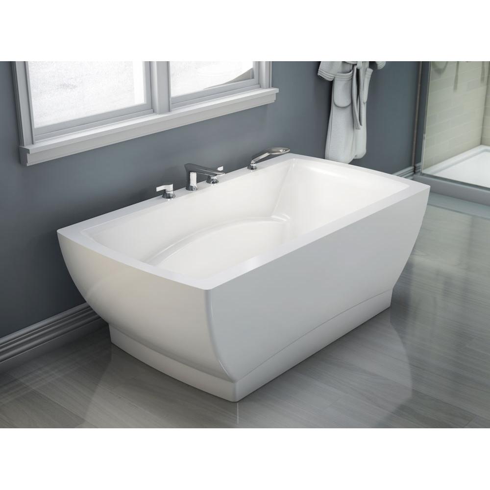 Neptune Freestanding BELIEVE Bathtub 36x66, Activ-Air, White with Color Skirt