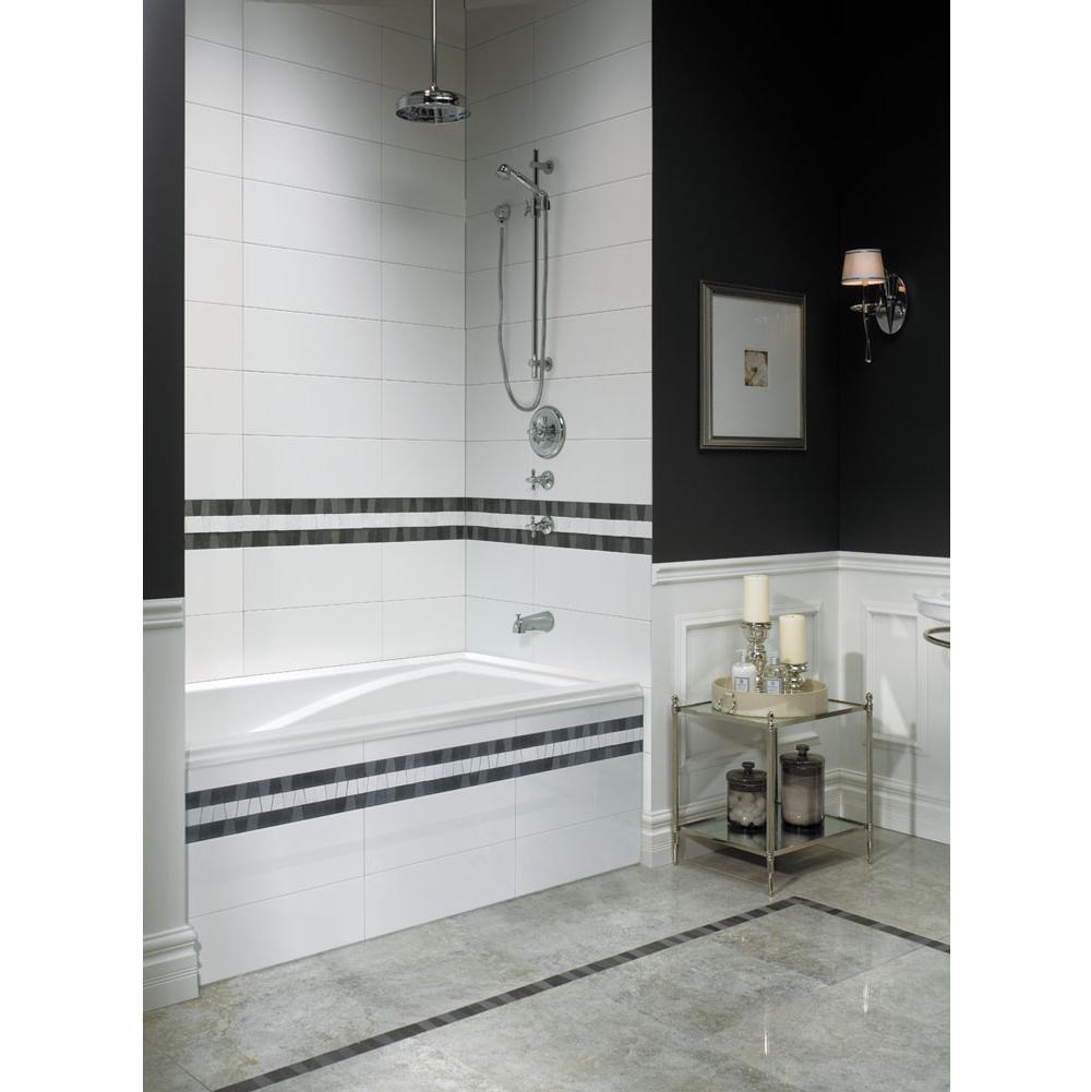 Neptune DELIGHT bathtub 36x60 with Tiling Flange, Right drain, Mass-Air/Activ-Air, White