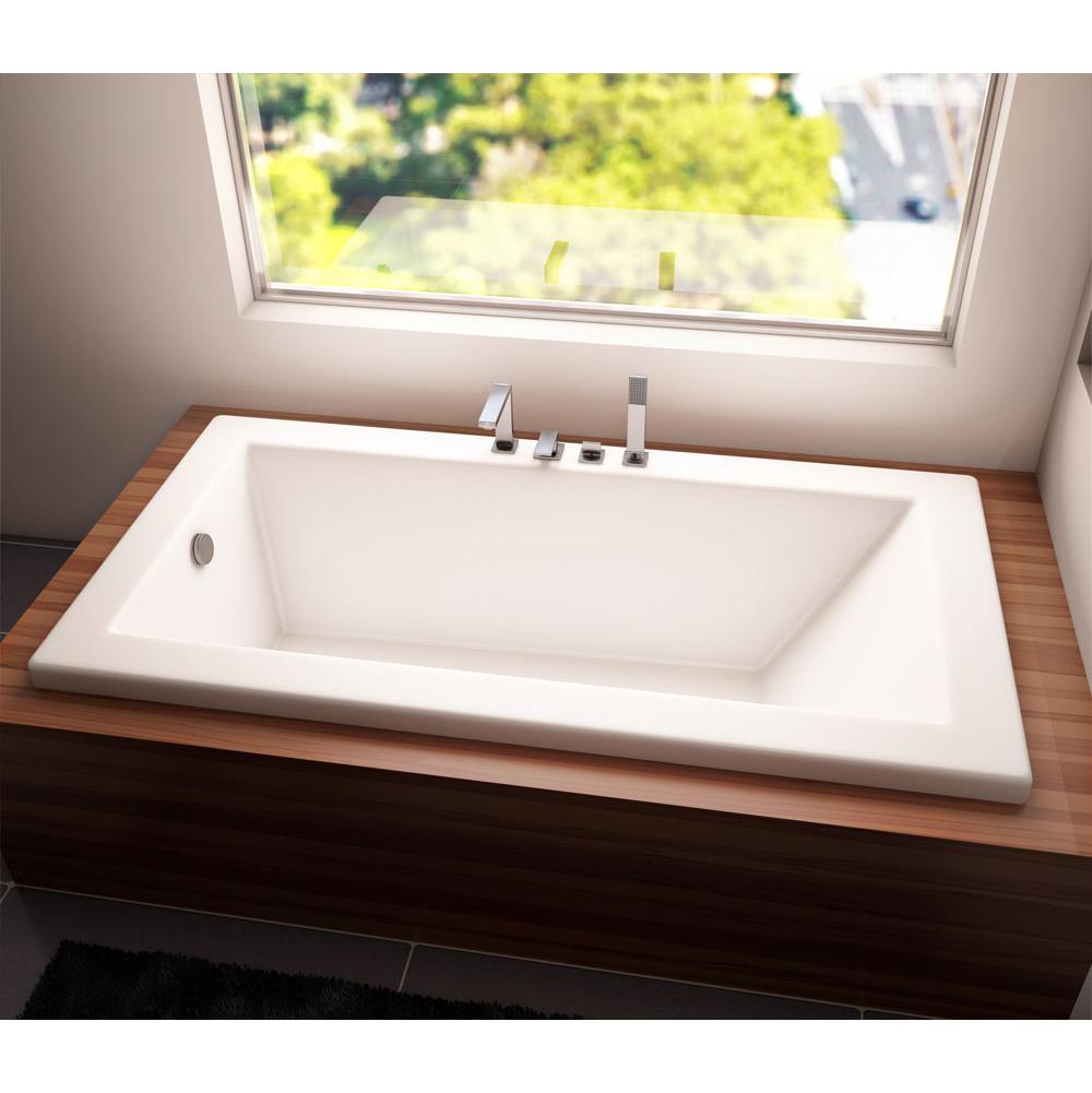 Neptune ZEN bathtub 32x60 with armrests and 2'' top lip,Whirlpool/Activ-Air, Biscuit