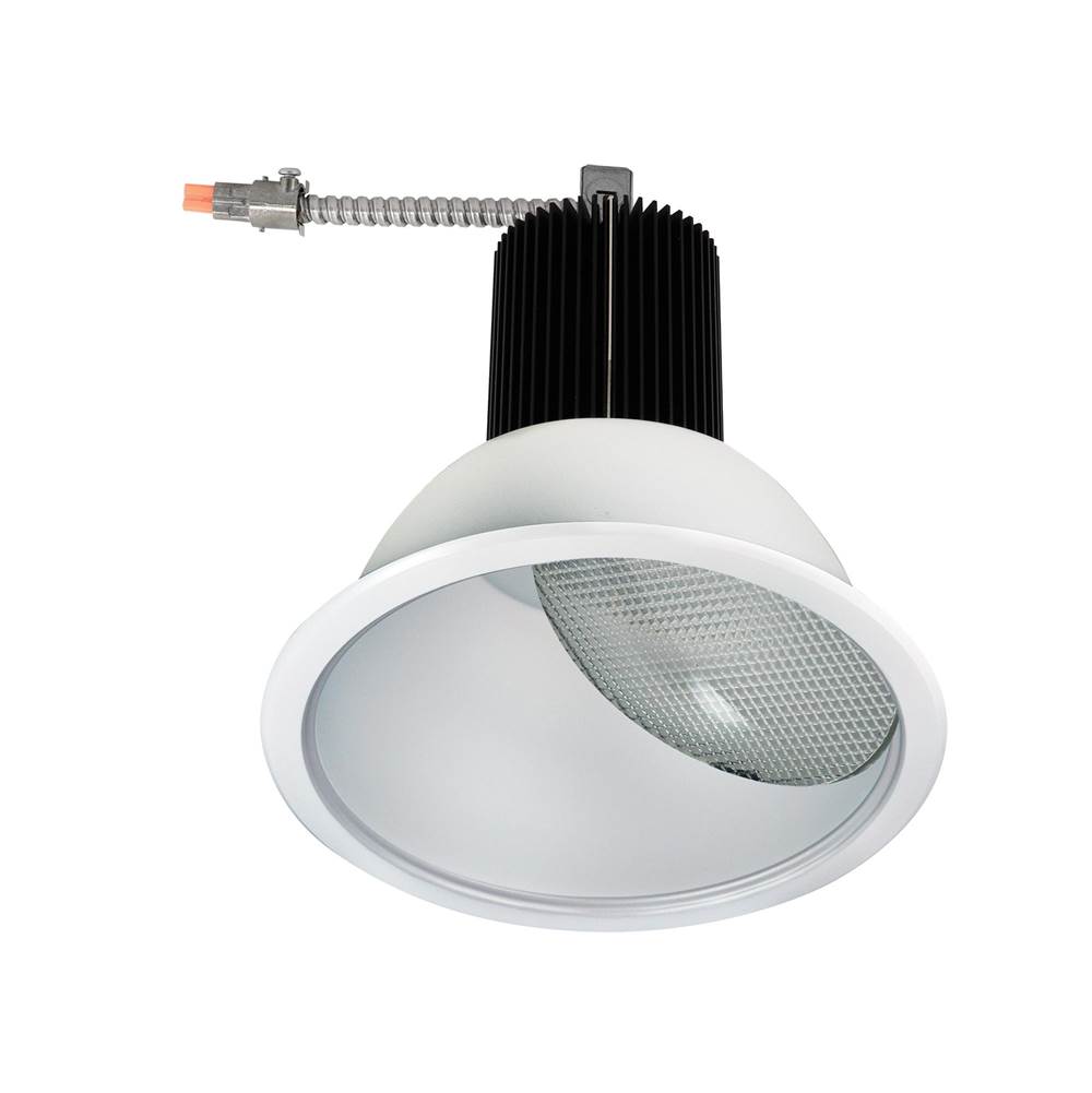 Nora Lighting 8'' Sapphire II Wall Wash, 1500L, 4000K, 60-Degrees Flood, Clear Diffused Self Flanged
