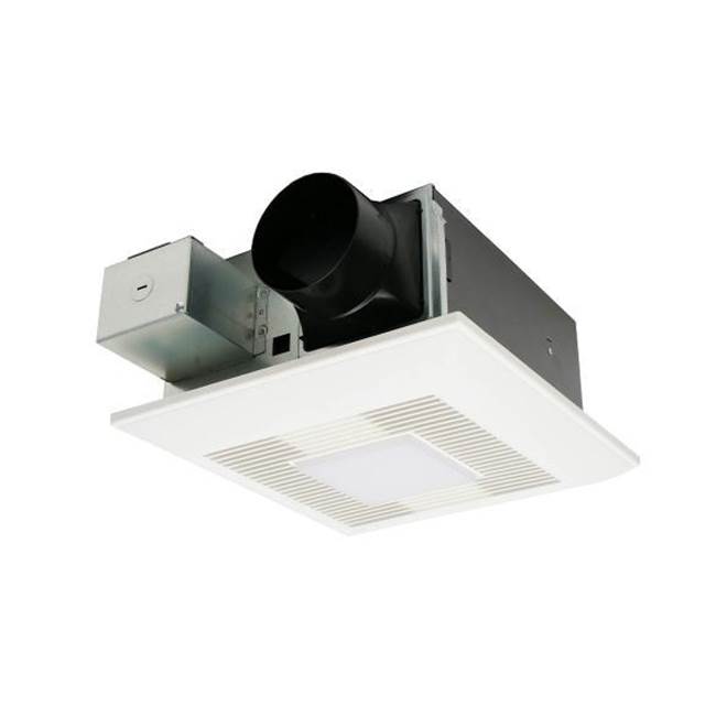 Panasonic Remodeling fan/LED light with Pick-A-Flow, 50, 80 or 110 CFM (LED chip panel incorporates night light)