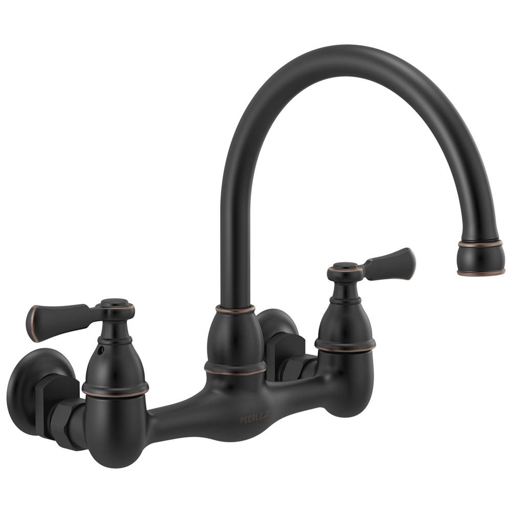 Peerless Elmhurst® Two-handle wall-mount kitchen faucet