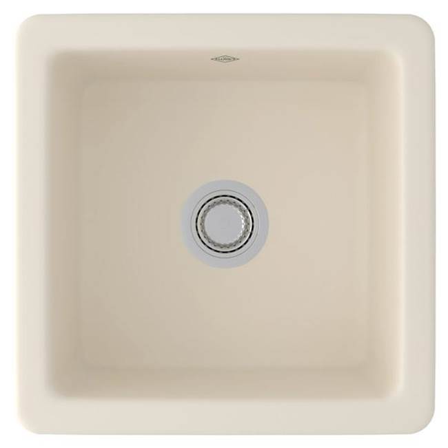 Rohl Lancaster™ 18'' Single Bowl Square Fireclay Bar/Food Prep Kitchen Sink