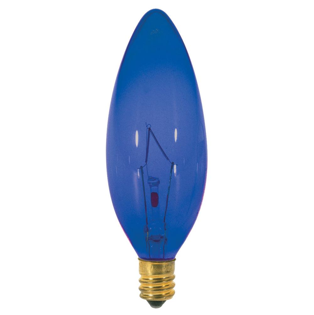 Satco 25W CAND TORP BLUE