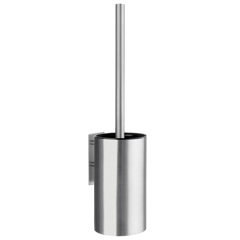 Smedbo Self adhesive toilet brush and holder brushed stainless steel