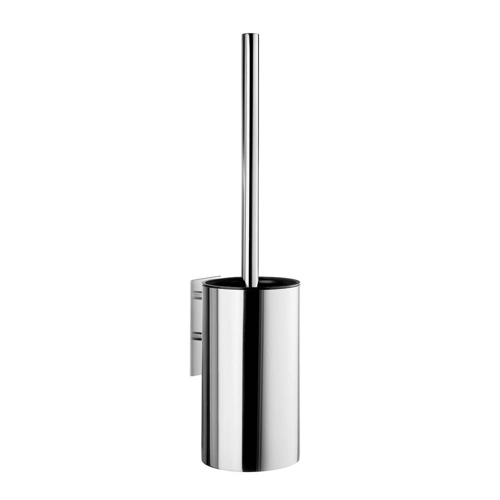 Smedbo Self adhesive toilet brush and holder polished stainless steel