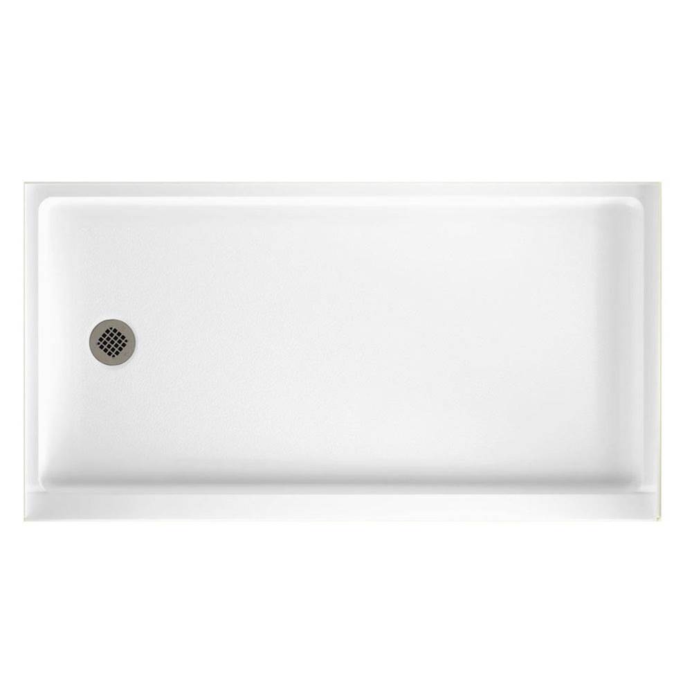 Swan SR-3260 32 x 60 Swanstone Alcove Shower Pan with Right Hand Drain in Bermuda Sand