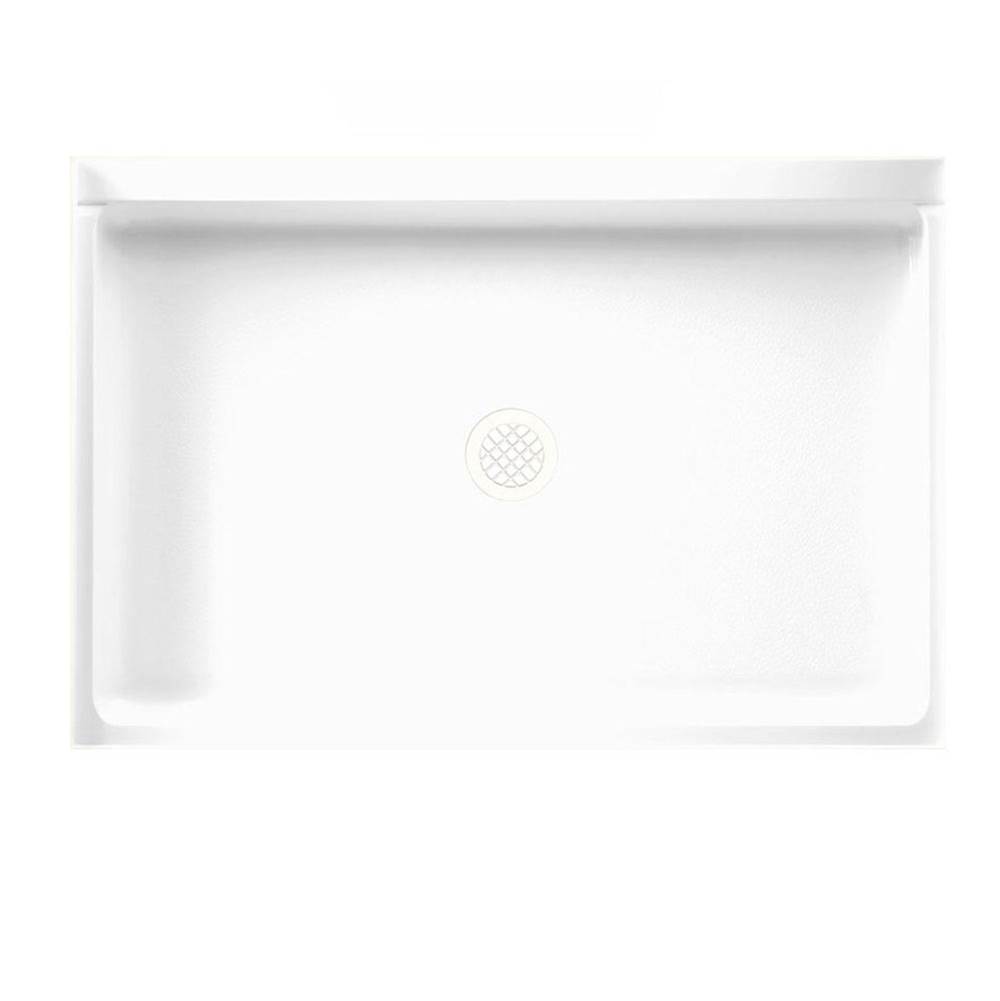 Swan SS-3248 32 x 48 Swanstone Alcove Shower Pan with Center Drain Ash Gray