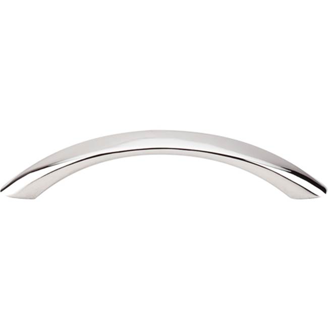 Top Knobs Bow Pull 3 3/4 Inch (c-c) Polished Nickel