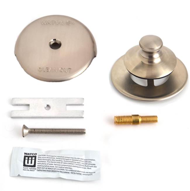 Watco Manufacturing Universal Nufit Pp Trim Kit - 3/8-5/16 Adapter Pin Brushed Nickel