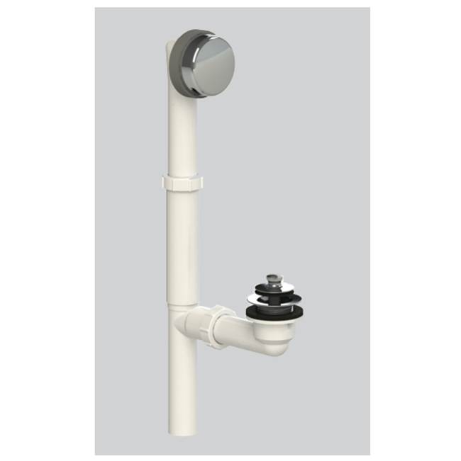 Watco Manufacturing Innovator Push Pull Bath Waste Rough-In Tubular Plastic Pvc Rubbed Bronze